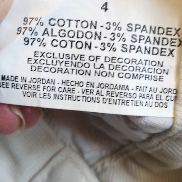 NWOT,Jeanstar ladies Capri, size 4 - Picture 8 of 8